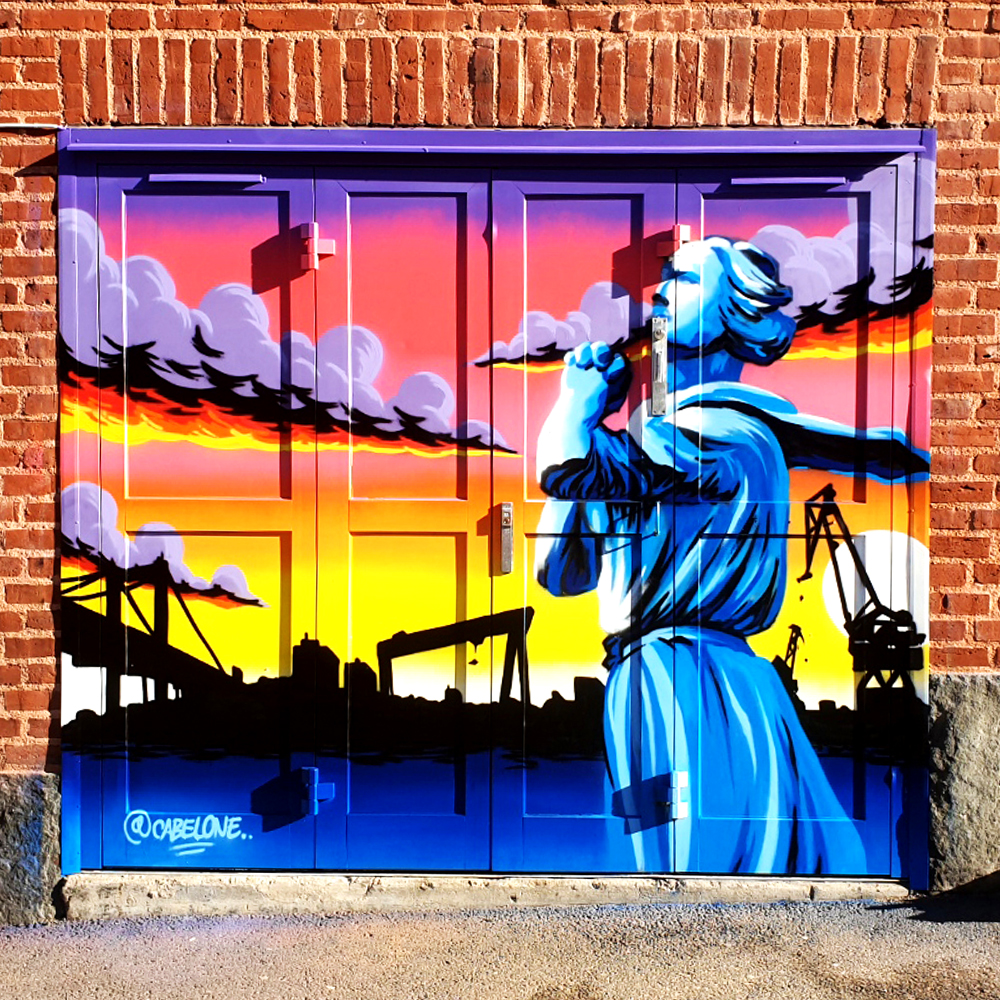 Cabelone - Graffiti Mural Gatukonst Göteborg
