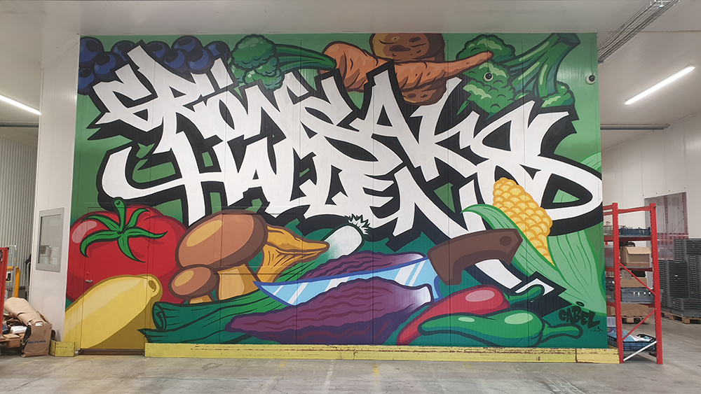 Cabelone Mural Graffiti