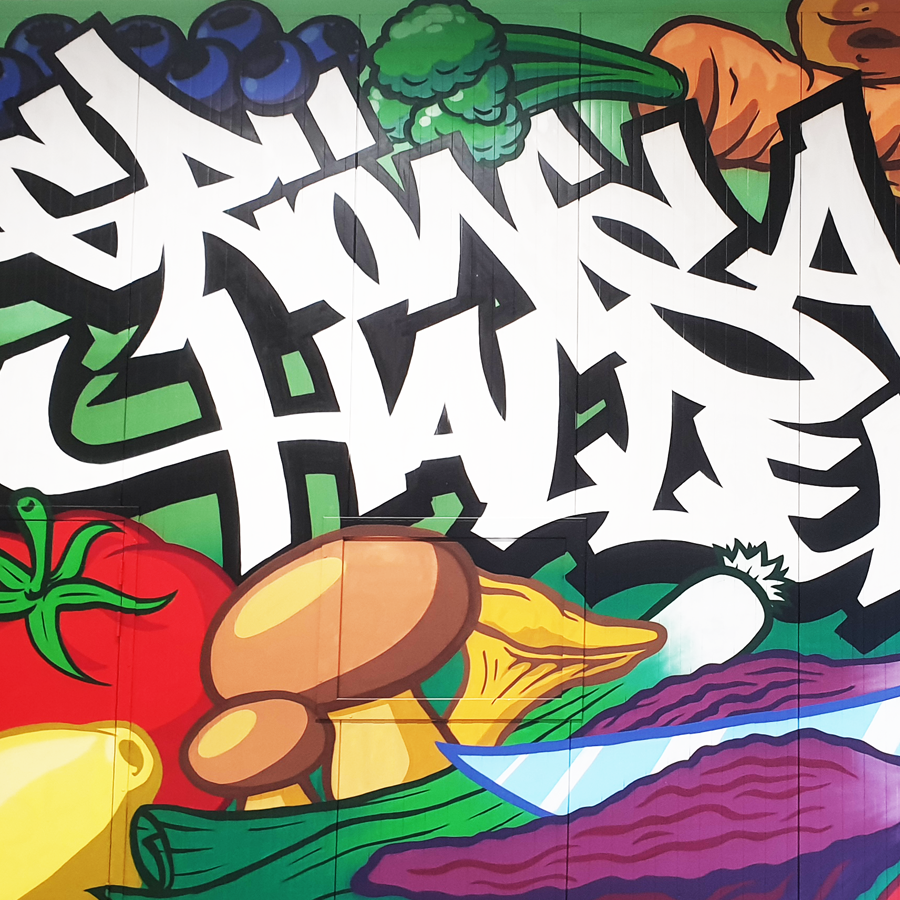 Cabelone - Graffiti Mural GRÖNSAKSHALLEN