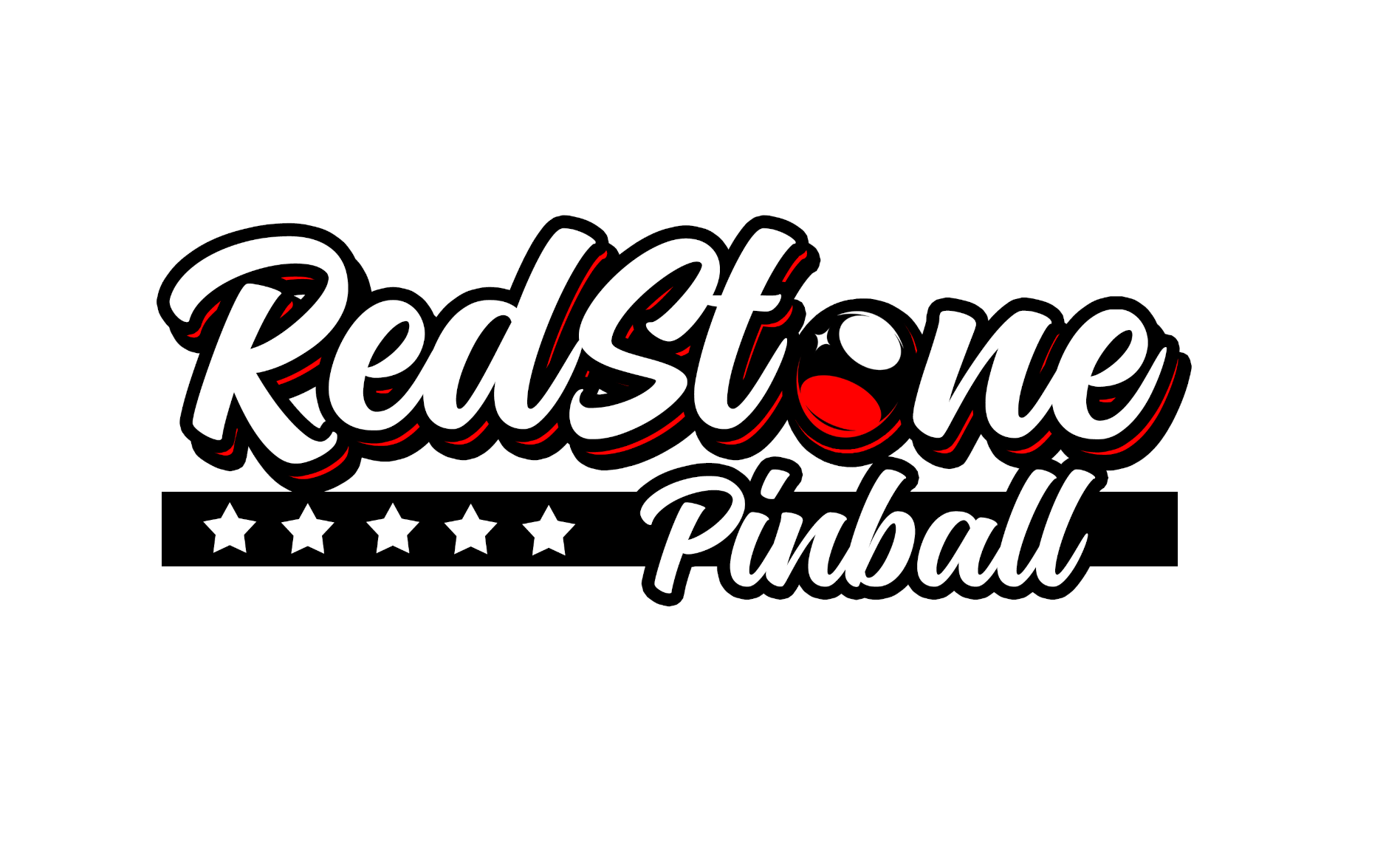 Cabelone - Redstone Pinball Mural Graffiti Logo Digital Illustration