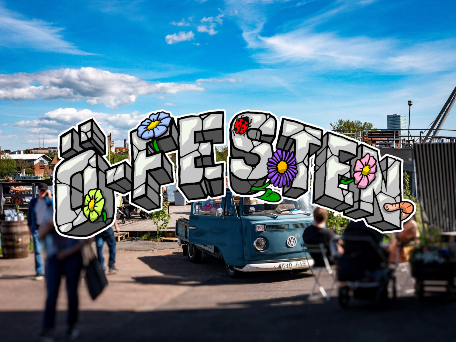Cabelone - Ö-festen Ringön Digital Illustration