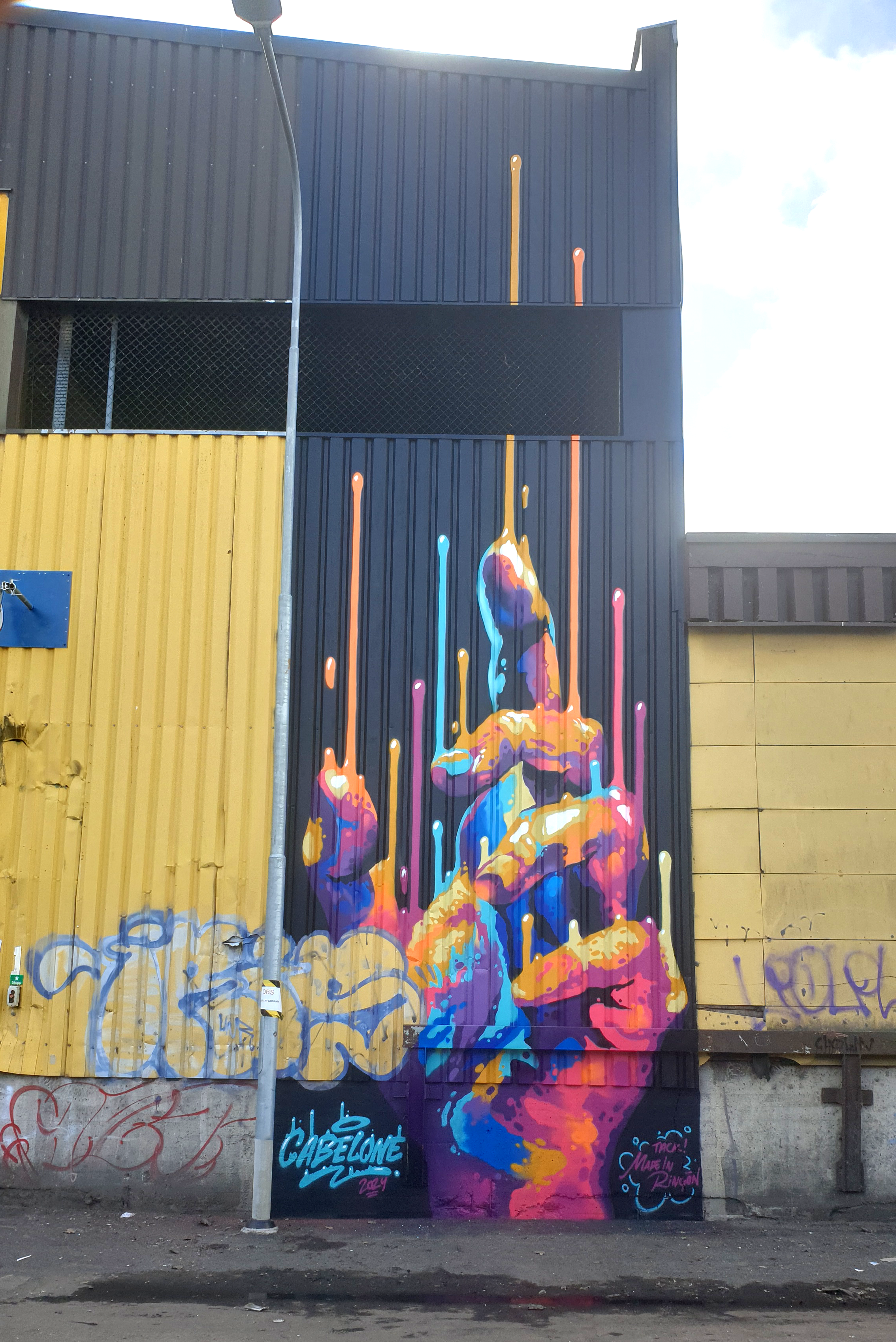 Cabel Cabelone Mural Streetart Göteborg Made In Ringön Hisingen Gatukonst