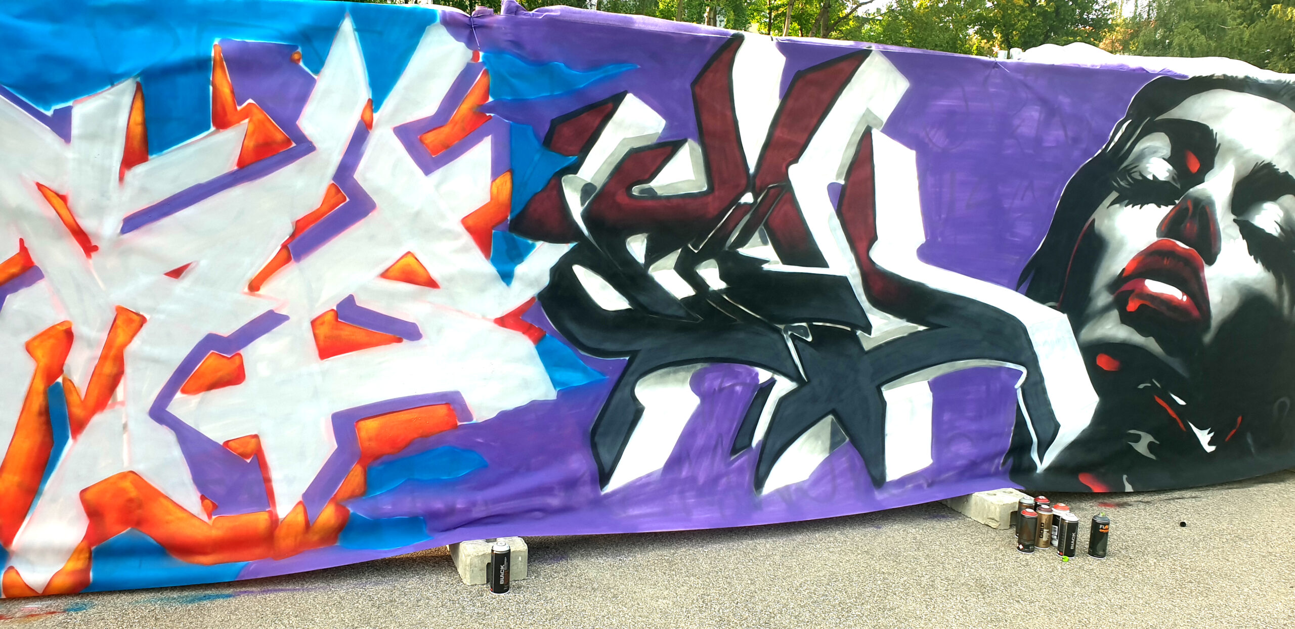 Cabel Cabelone Mural Graffiti Streetart No Limit 2024