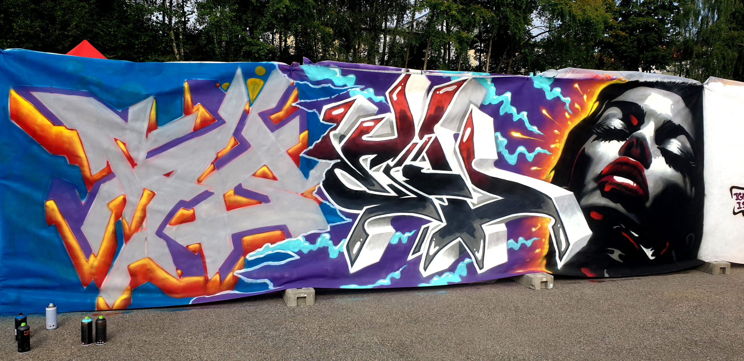 Cabel Cabelone Mural Graffiti Streetart No Limit 2024