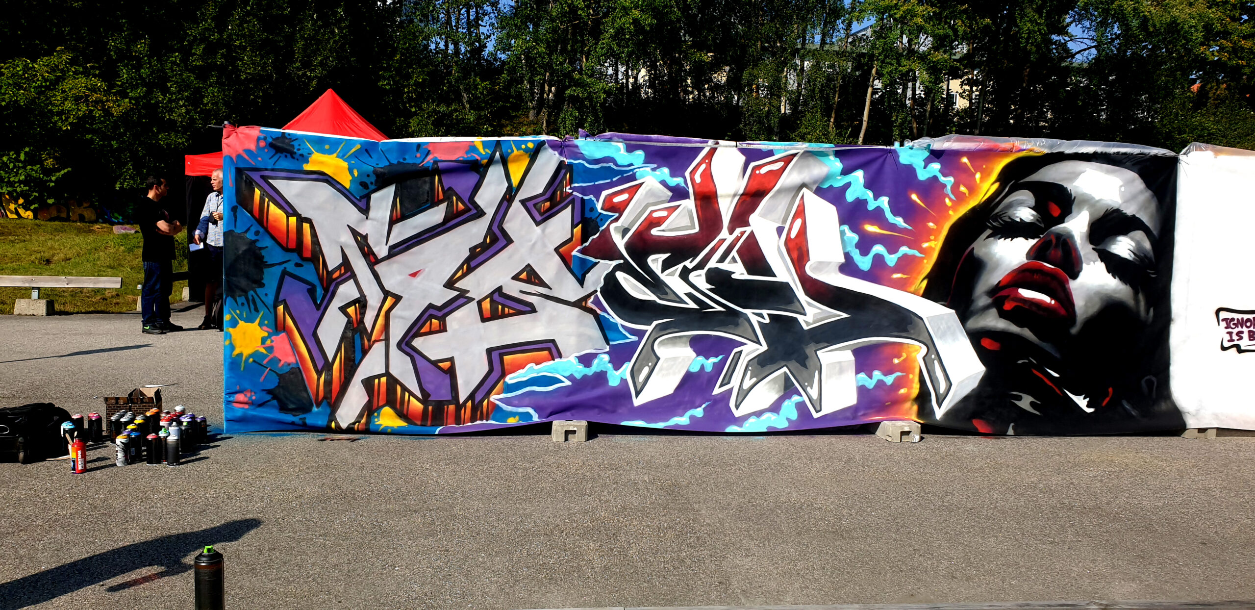 Cabel Cabelone Mural Graffiti Streetart No Limit 2024