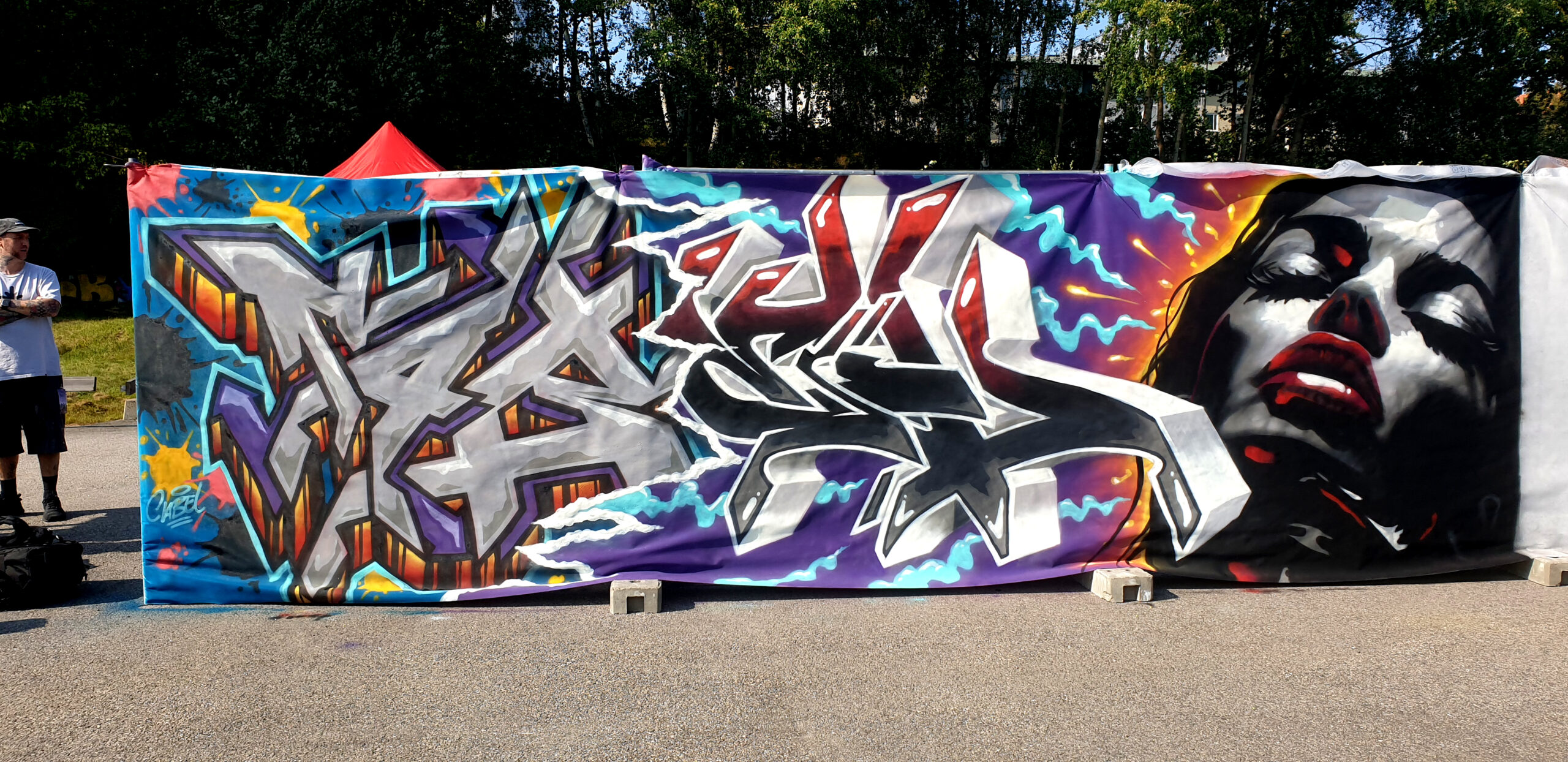 Cabel Cabelone Mural Graffiti Streetart No Limit 2024