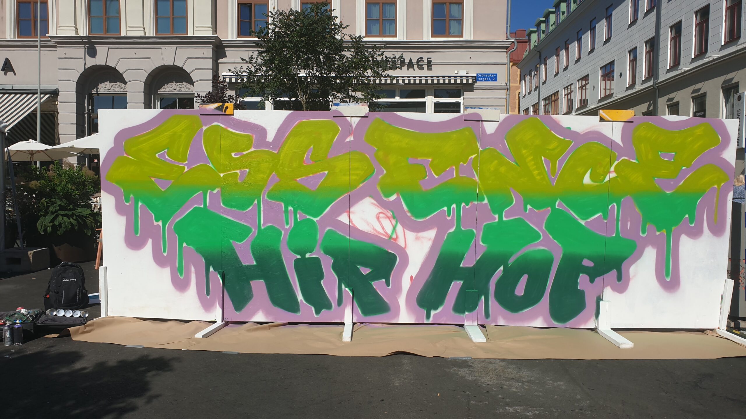 Essence of hip hop Cabel Cabelone Göteborg kulturkalaset Graffiti Gatukonst Streetart