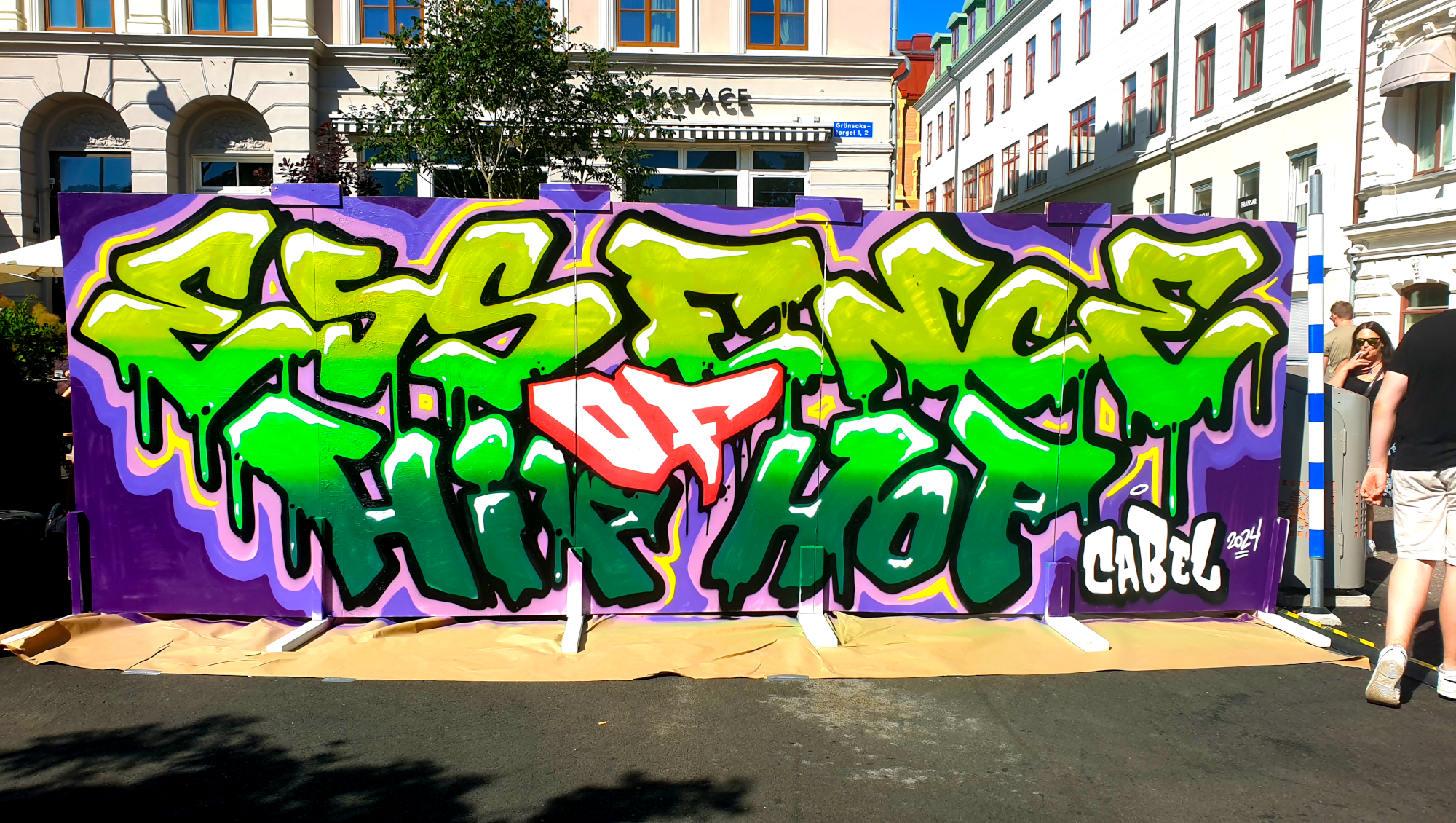 Essence of hip hop Cabel Cabelone Göteborg kulturkalaset Graffiti Gatukonst Streetart
