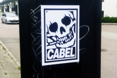 Cabel, Cabelone, Göteborg,  Graffiti, Gatukonst, Streetart, Stickers